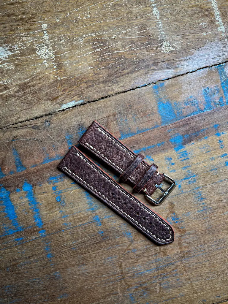 Mustang Redbrown | Pulseira para relógio em couro 